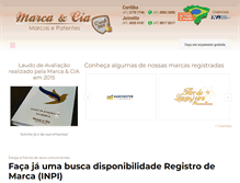 Tablet Screenshot of marcaecia.com.br